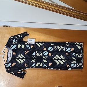 Abstract bodycon dress